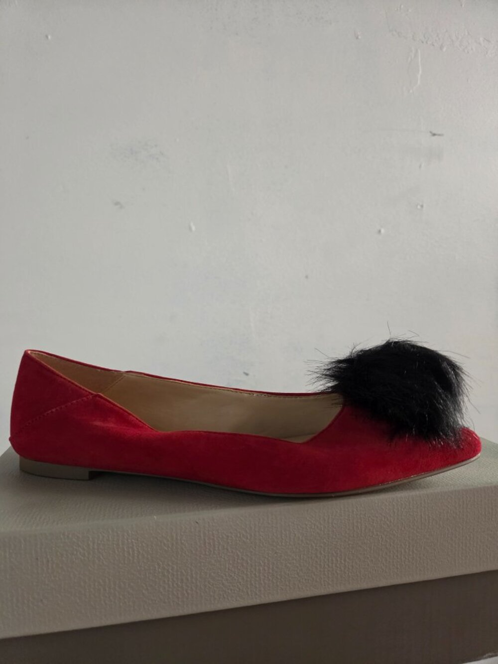 Franco Sarto Women's Sukie Ballet Flat Vintage Red Sz6M
